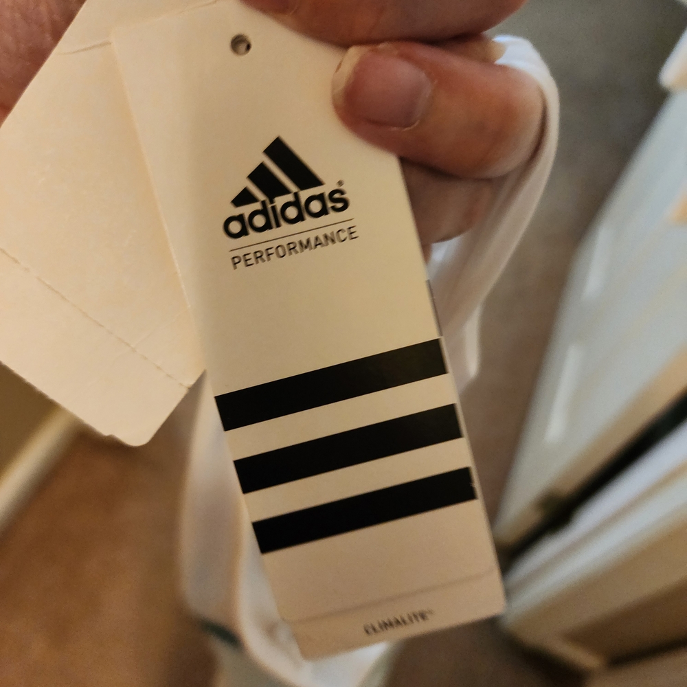 Adidas White Mini Dress with Green Accents - Picture 5 of 6
